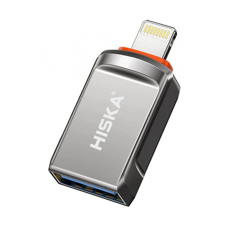 Hiska Ultra Pro مبدل Usb3.0 به Lightning مدل H1