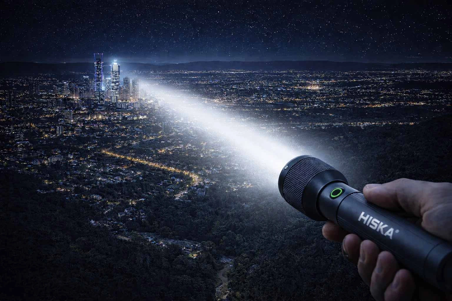 برد بالا چراغ قوه شارژی هیسکا مدل HR-46