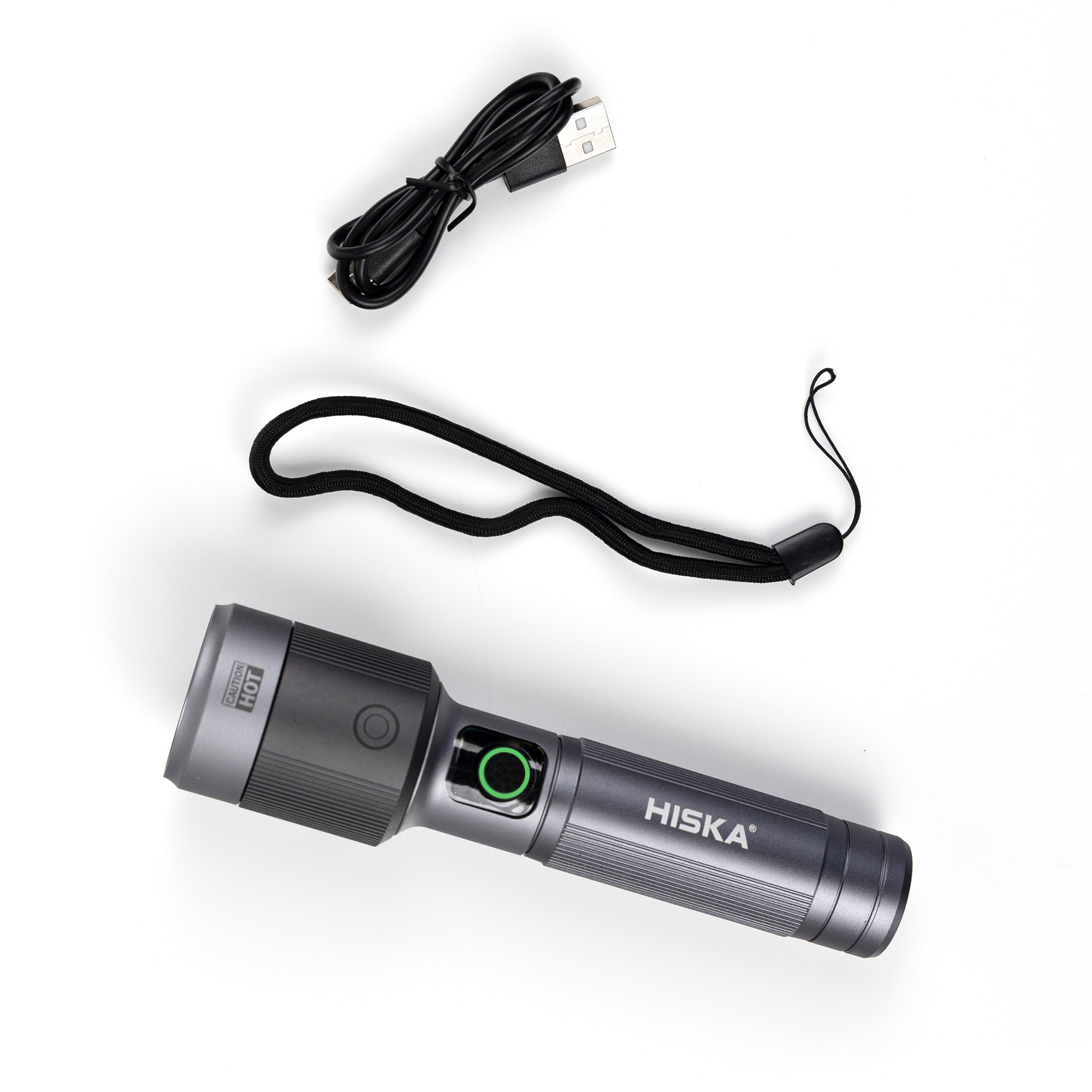 متعلقات درون جعبه چراغ قوه هیسکا مدل HR-47