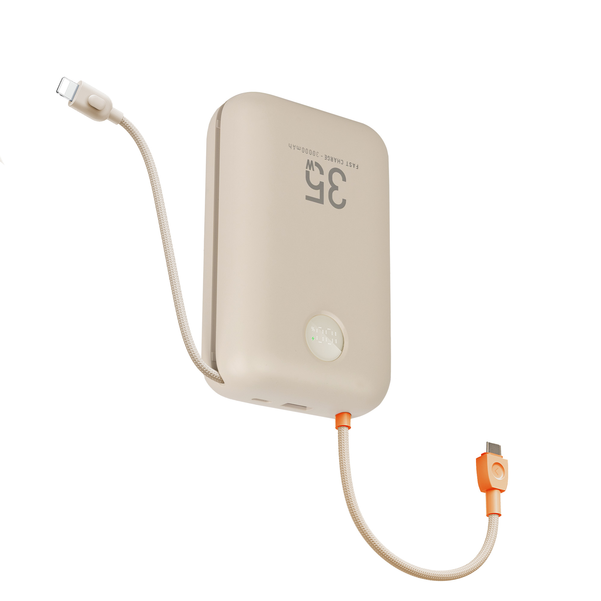 پاوربانک هیسکا مدل HP‑305PD با کابل داخلی (30000mAh / 35W)