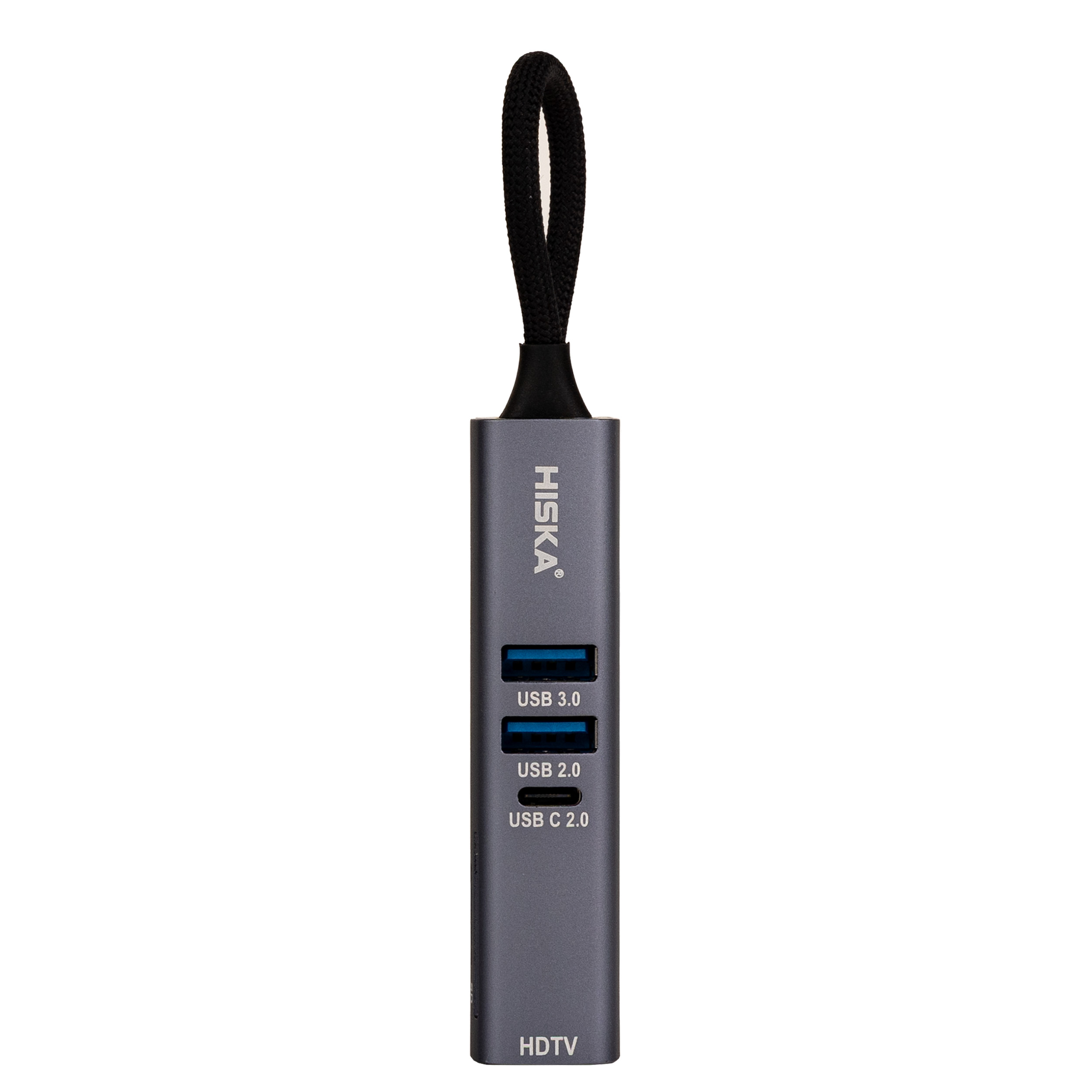 هاب 7 در 1 USB‑C مدل HR‑53 | هاب تایپ سی با HDMI 4K و PD 100W